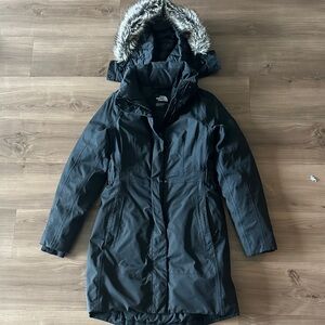 The North Face Women's Black Hooded Ski Jacket